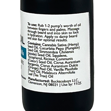 Beard Oil - Bergamot Vanilla